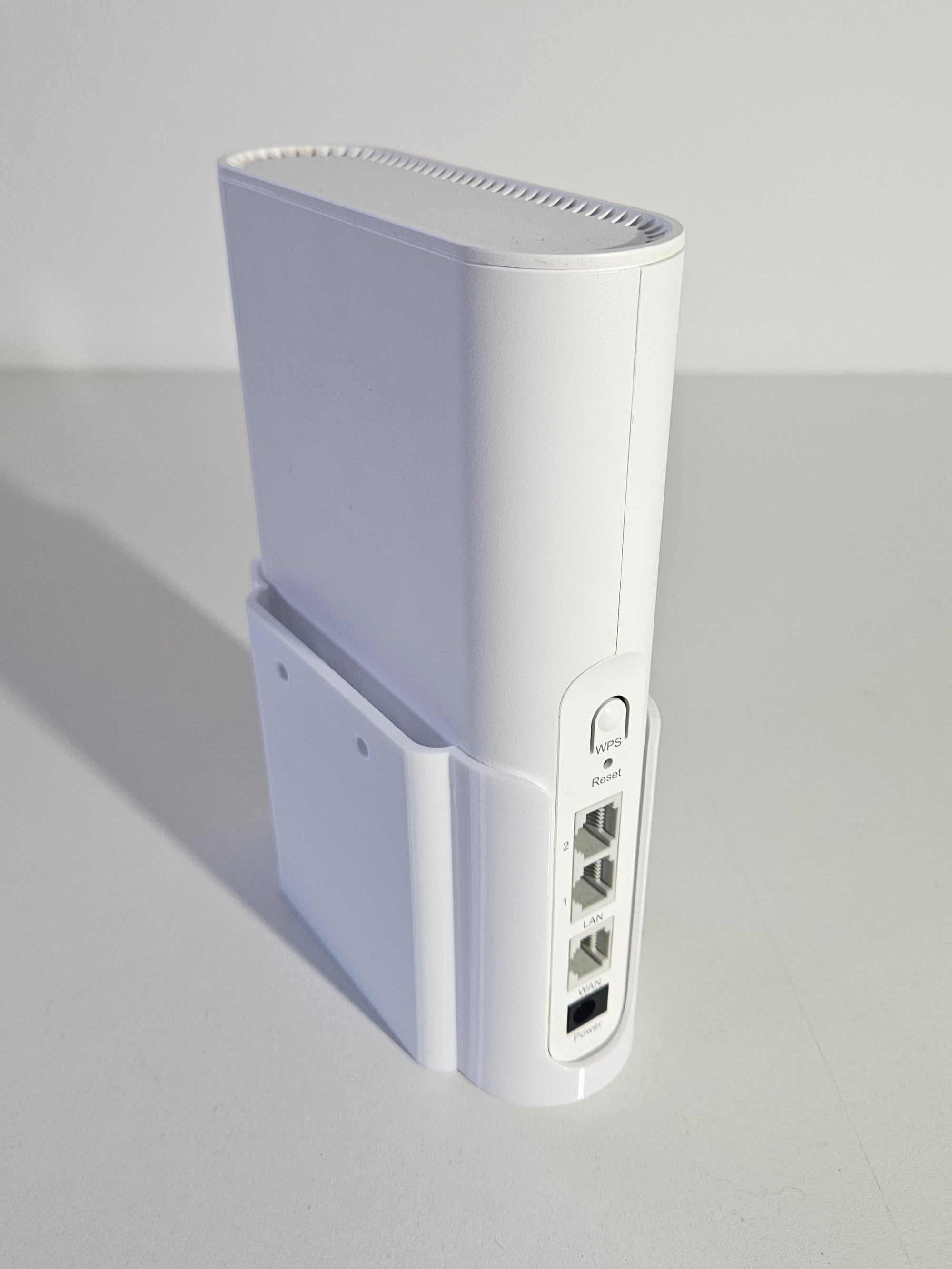 Suport perete router ZTE ZXHN H3601P – printat 3D, montaj vertical