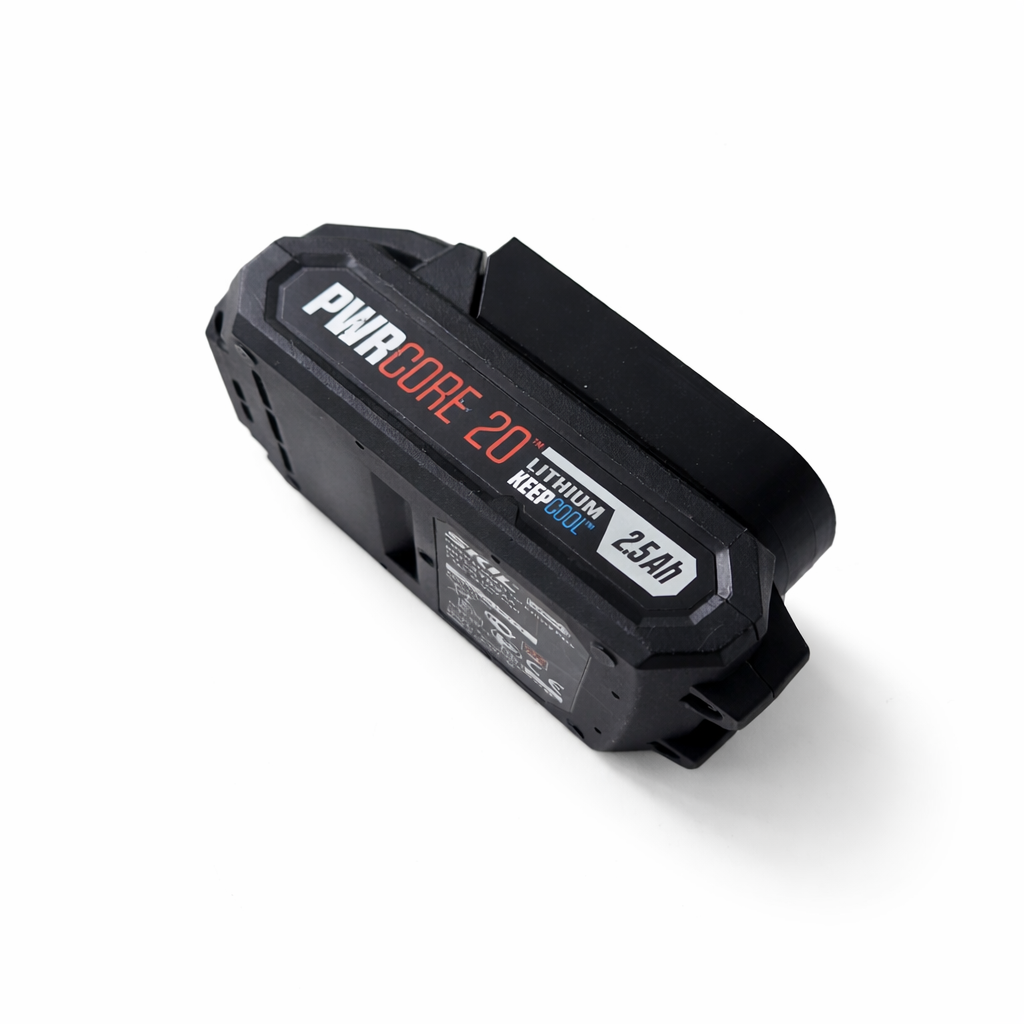 Suport Printat 3D pentru baterie Skil PWRCORE, Li-Ion, 20 V, 2.5 Ah