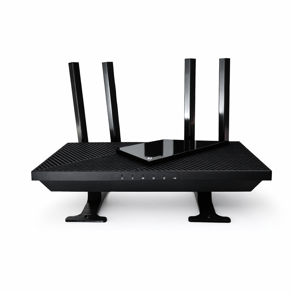 Suport perete router TP-Link Archer AX55 Pro – printat 3D, montaj vertical