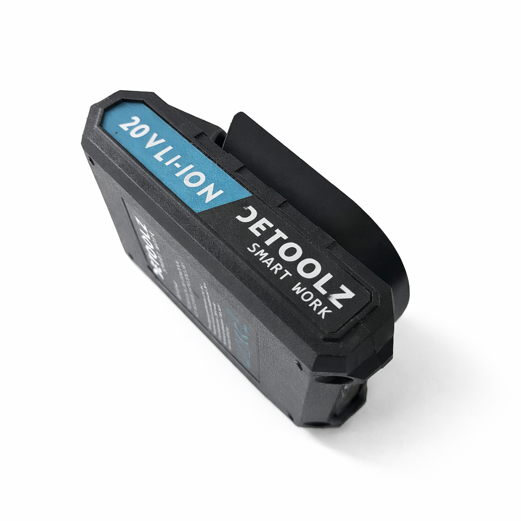 Suport printat 3D pentru baterie Detoolz 20V Li-Ion