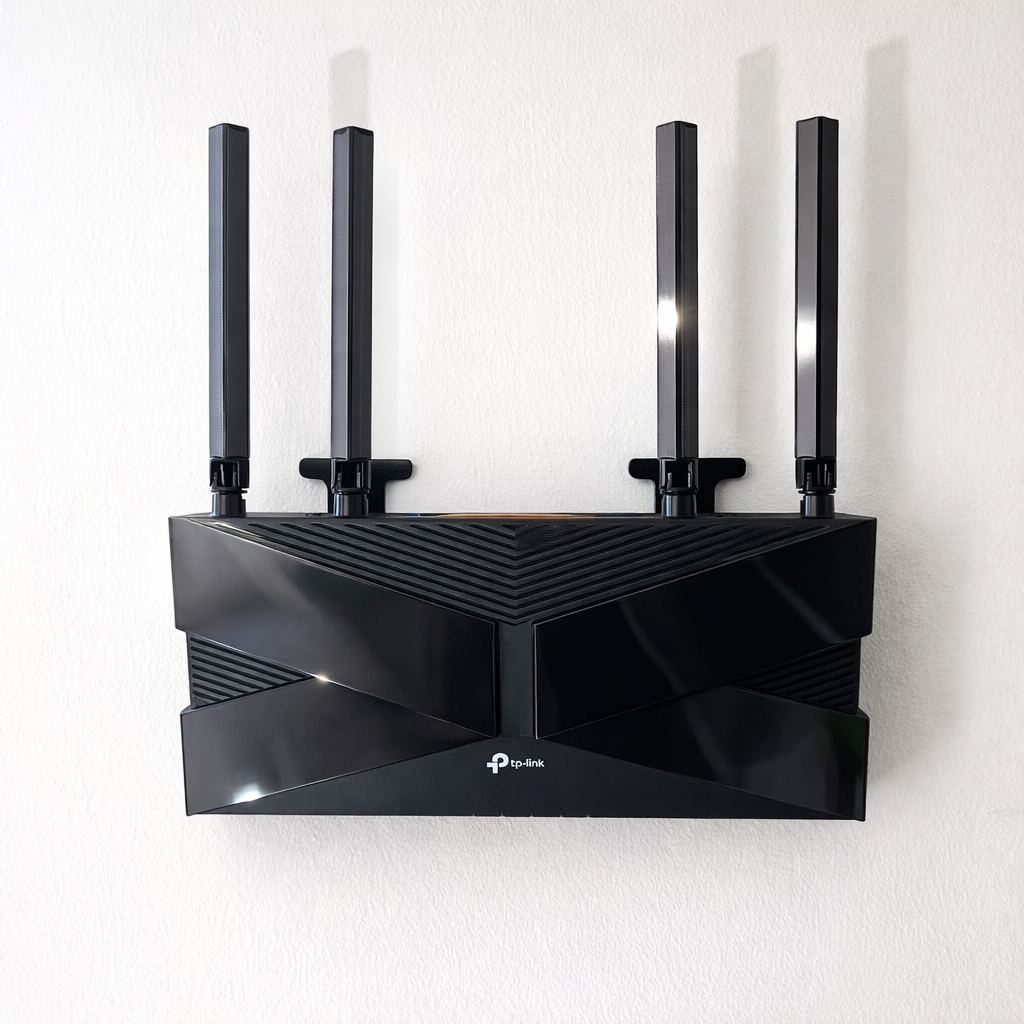 Suport perete router TP-Link Archer  – printat 3D, montaj vertical