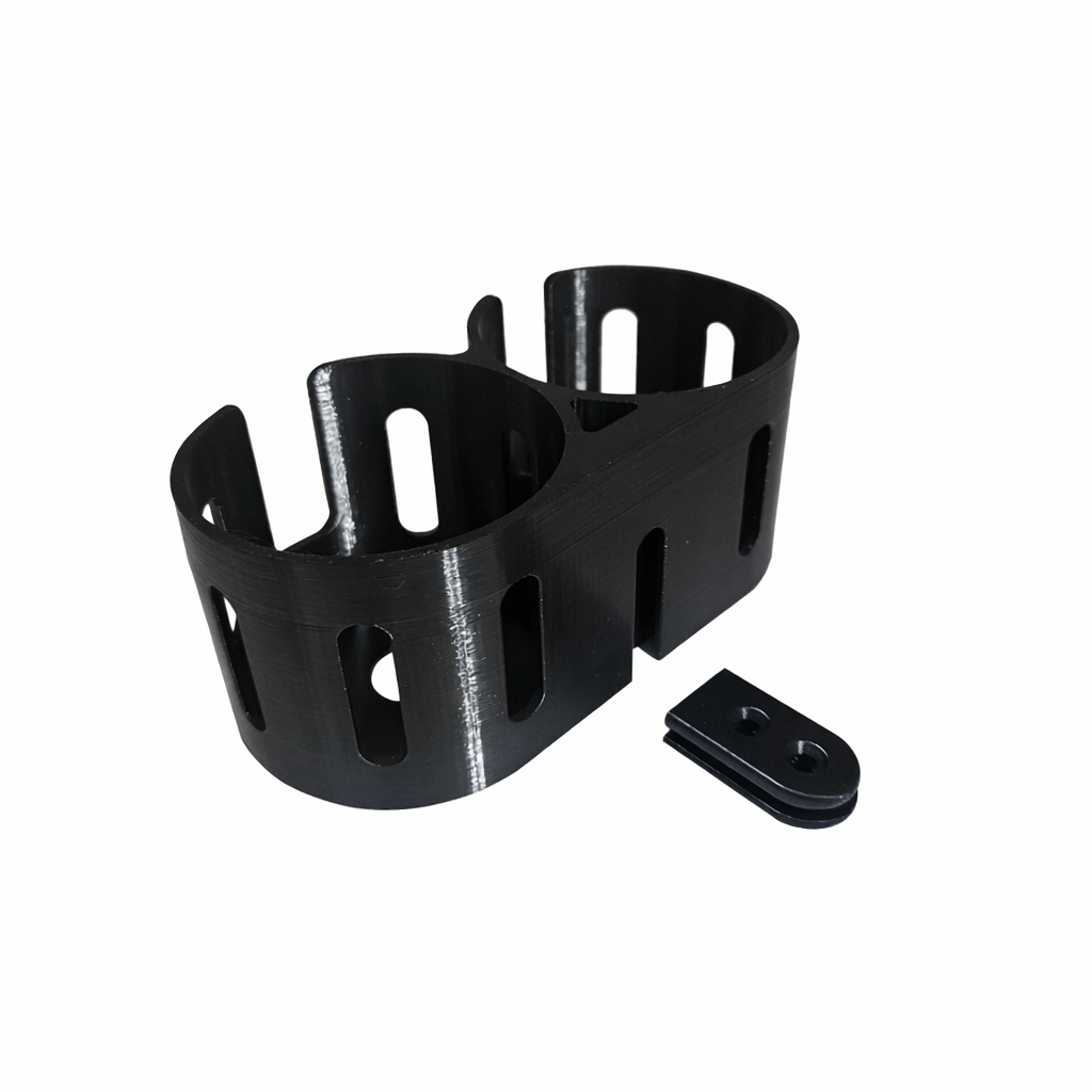 Suport dublu universal pentru pahare auto – detașabil, realizat prin imprimare 3D (PETG)