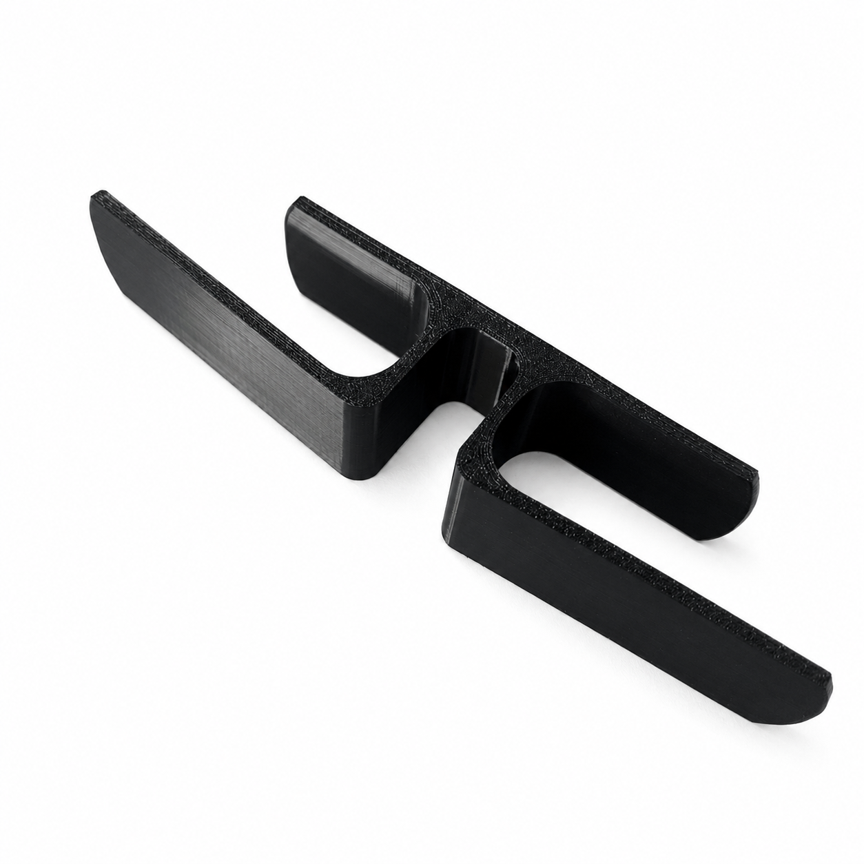 Suport organizator cabluri din PETG, printat 3D, cu bandă dublu adezivă